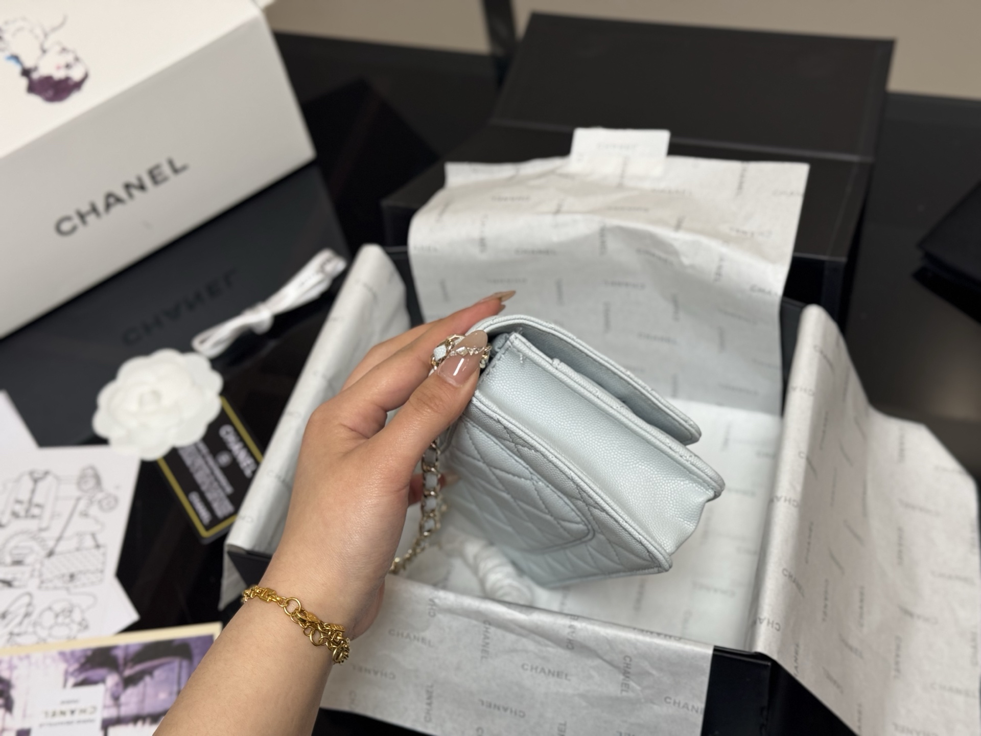 Chanel classic fortune bag woc