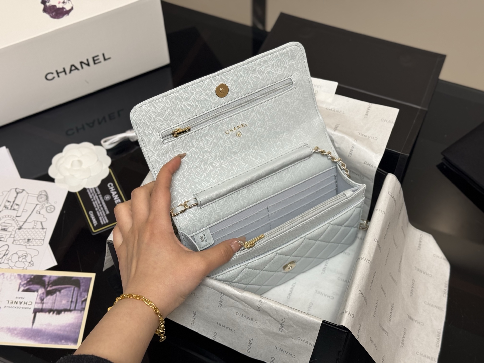 Chanel classic fortune bag woc
