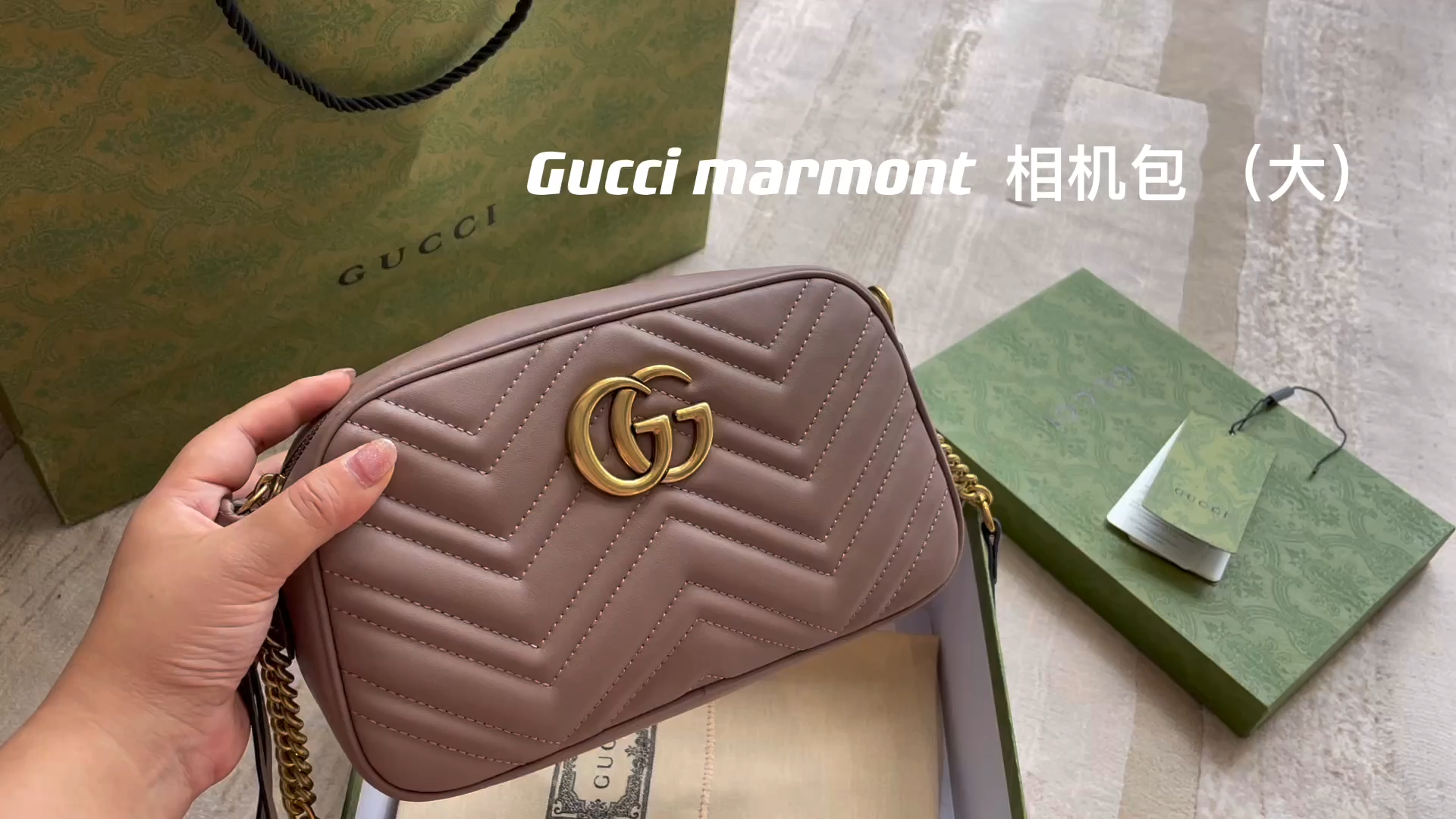 GG marmont Camera bag