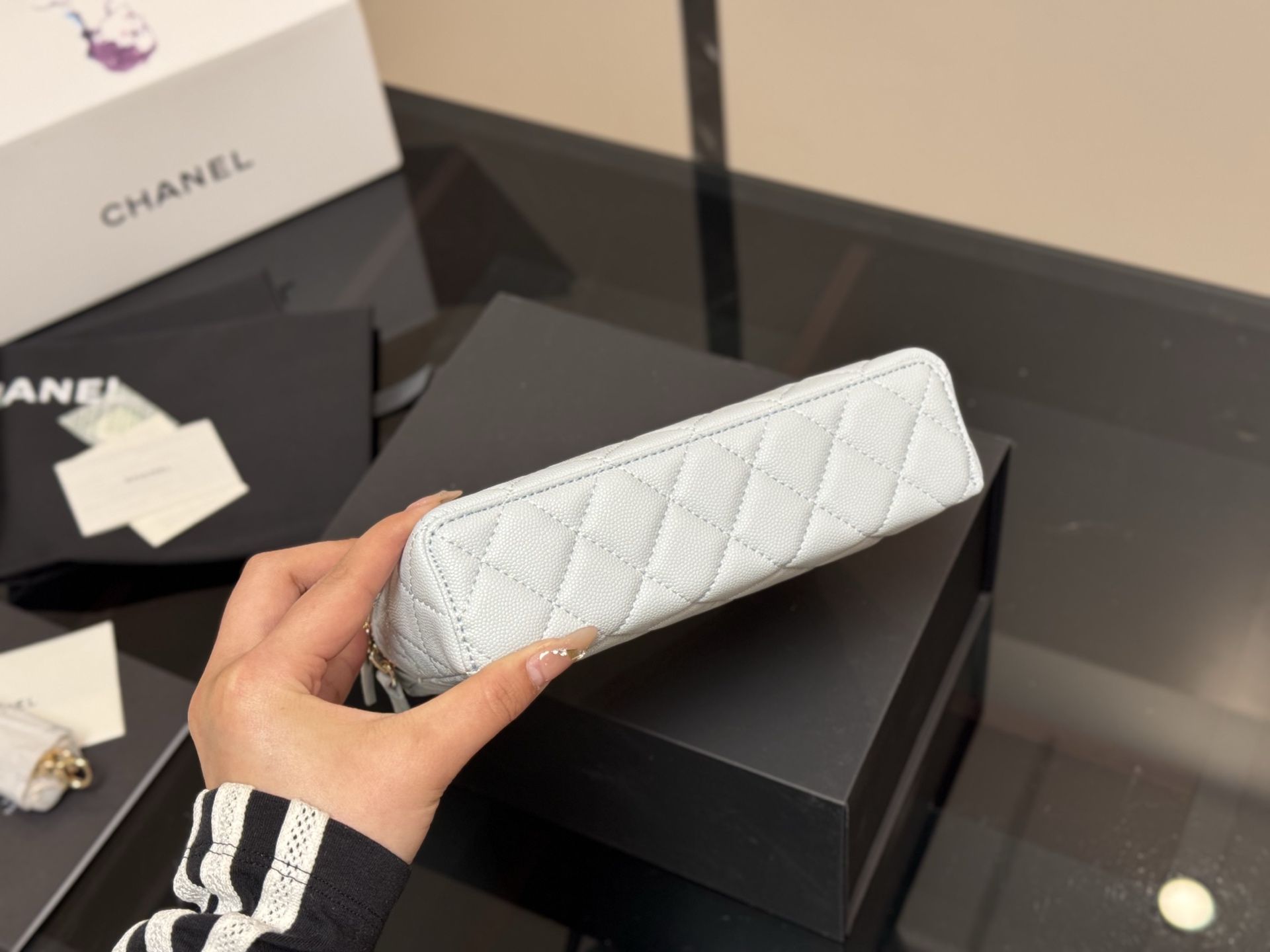 Chanel lunch box hobo