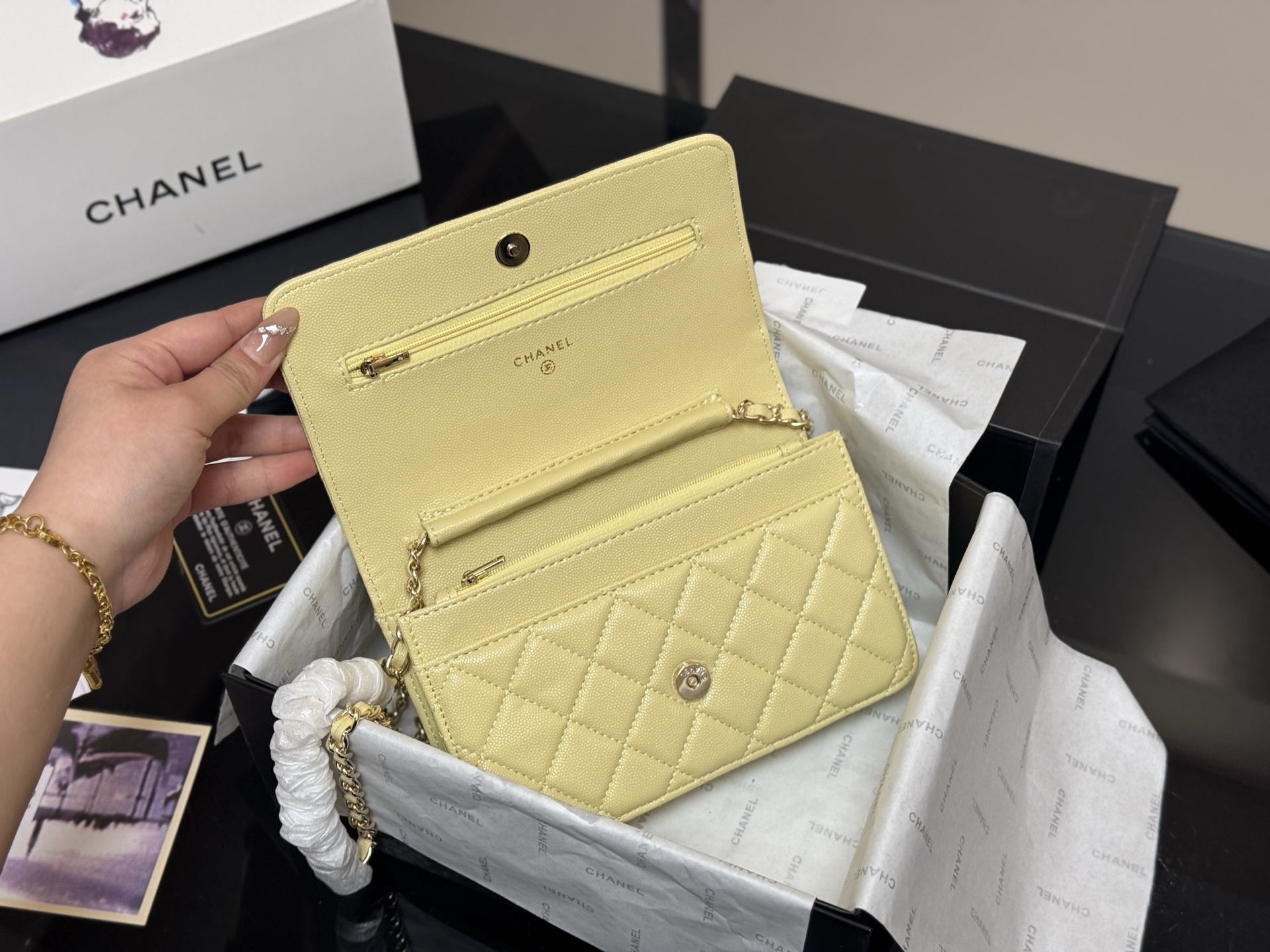 Chanel classic fortune bag woc