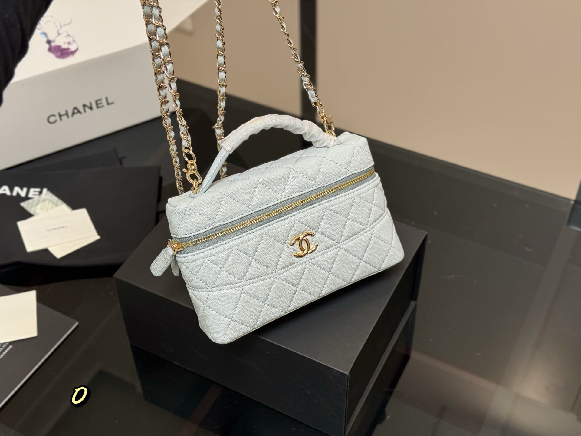 Chanel lunch box hobo