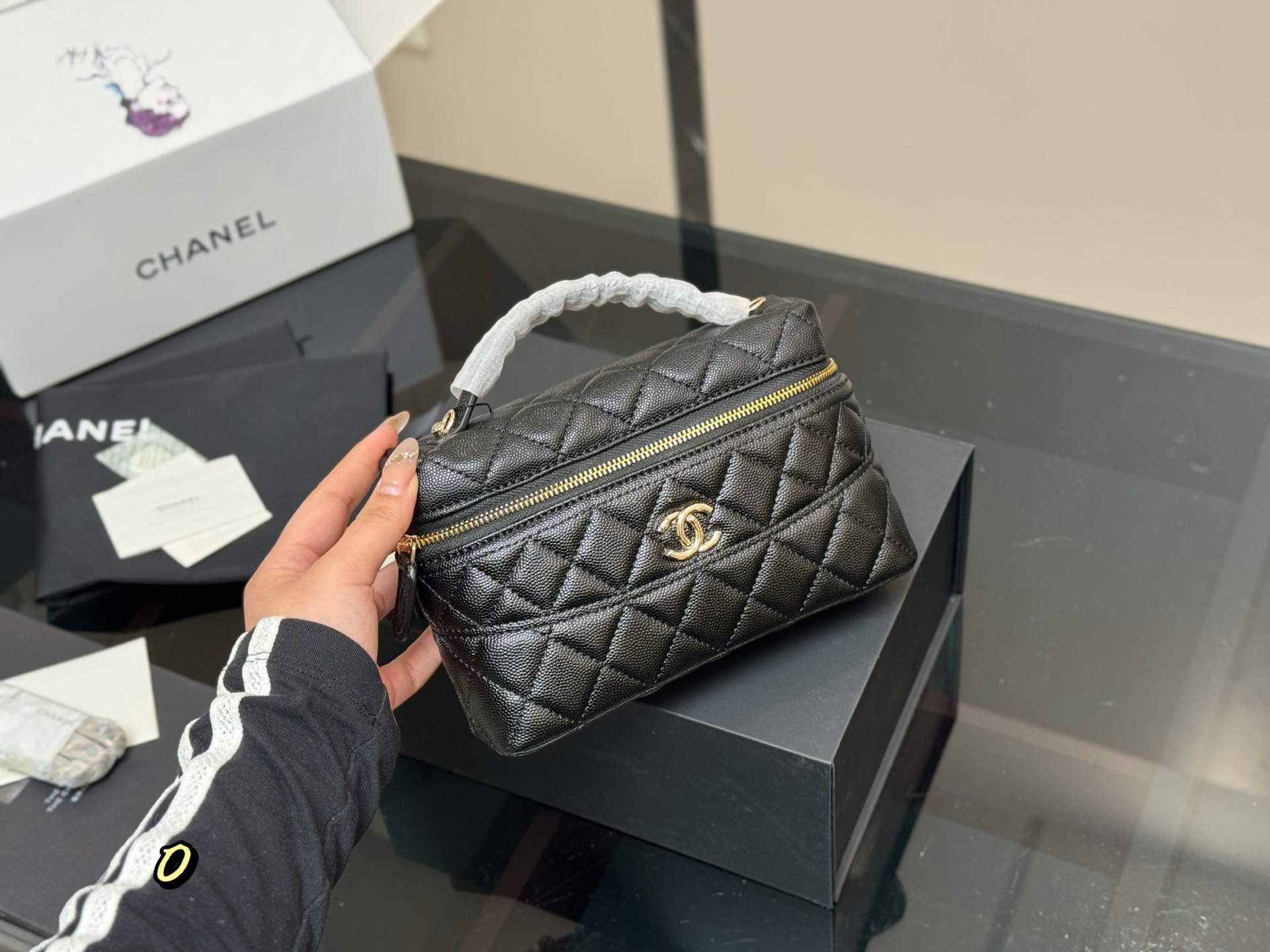Chanel lunch box hobo
