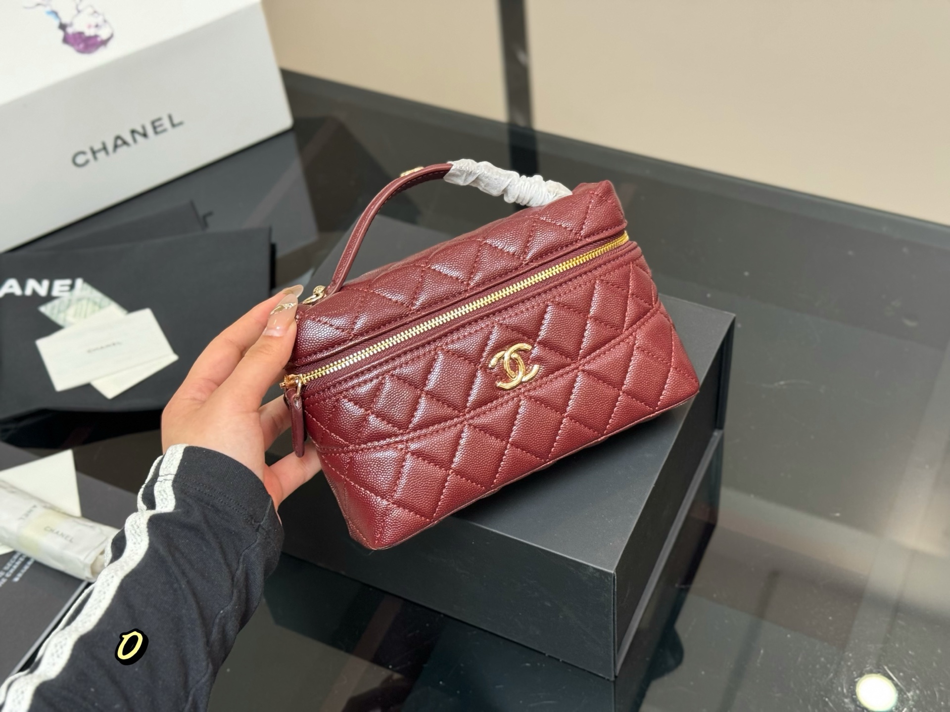 Chanel lunch box hobo