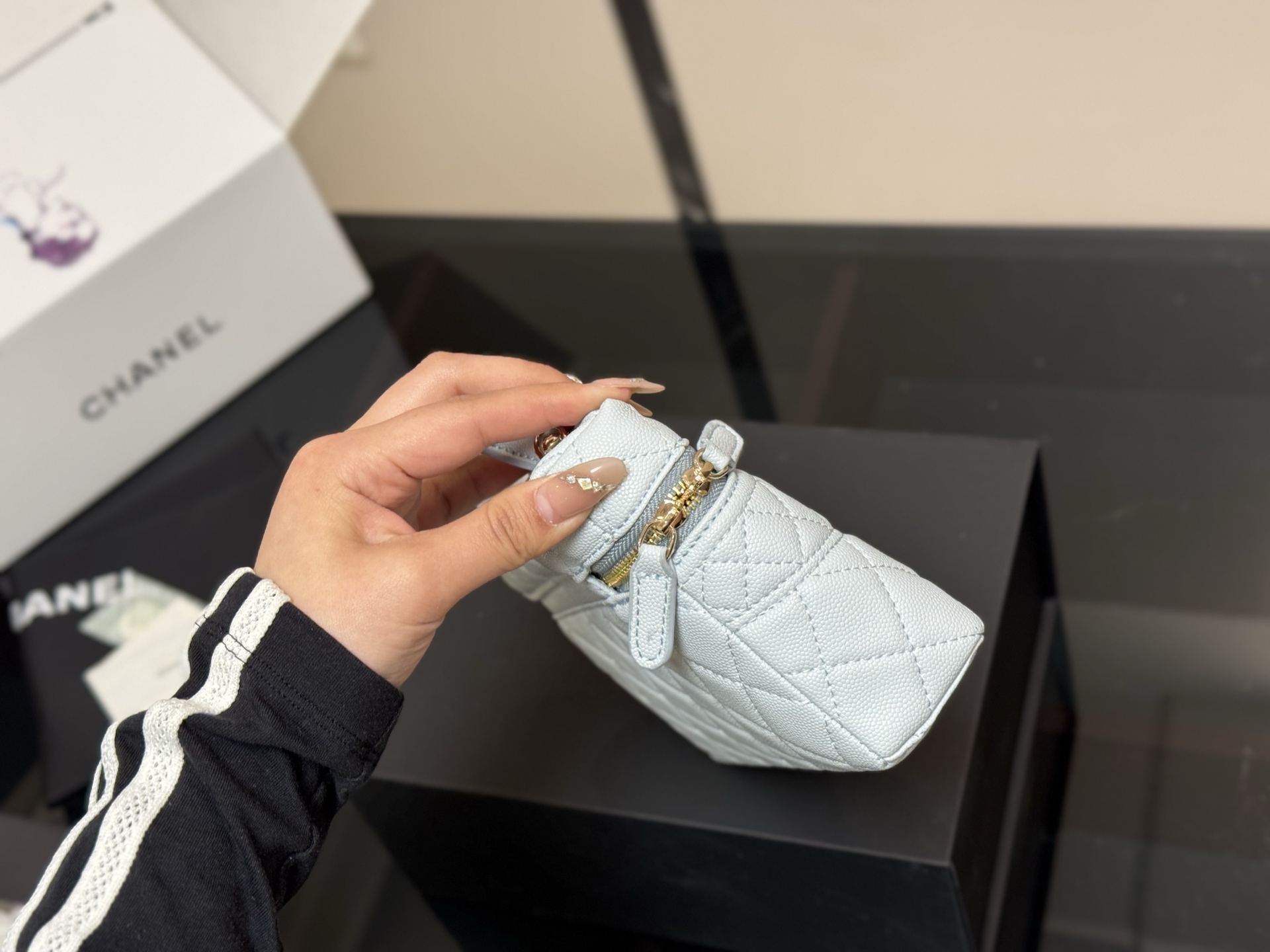 Chanel lunch box hobo