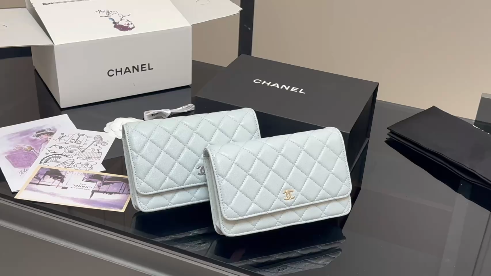 Chanel classic fortune bag woc