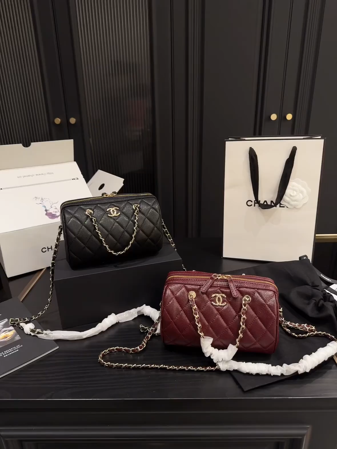 Chanel 25p chain pillow bag