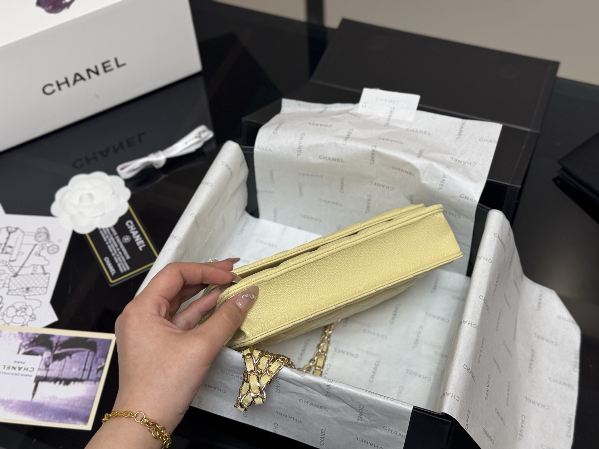 Chanel classic fortune bag woc