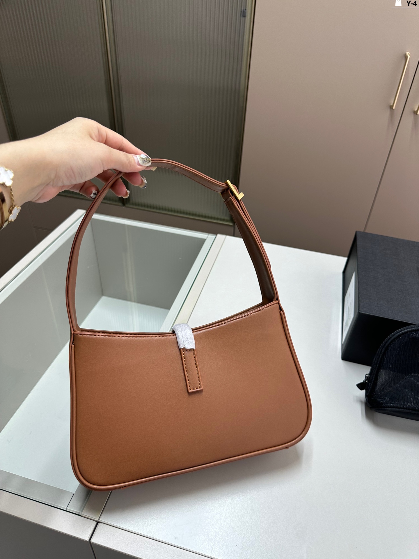 YSL underarm bag black