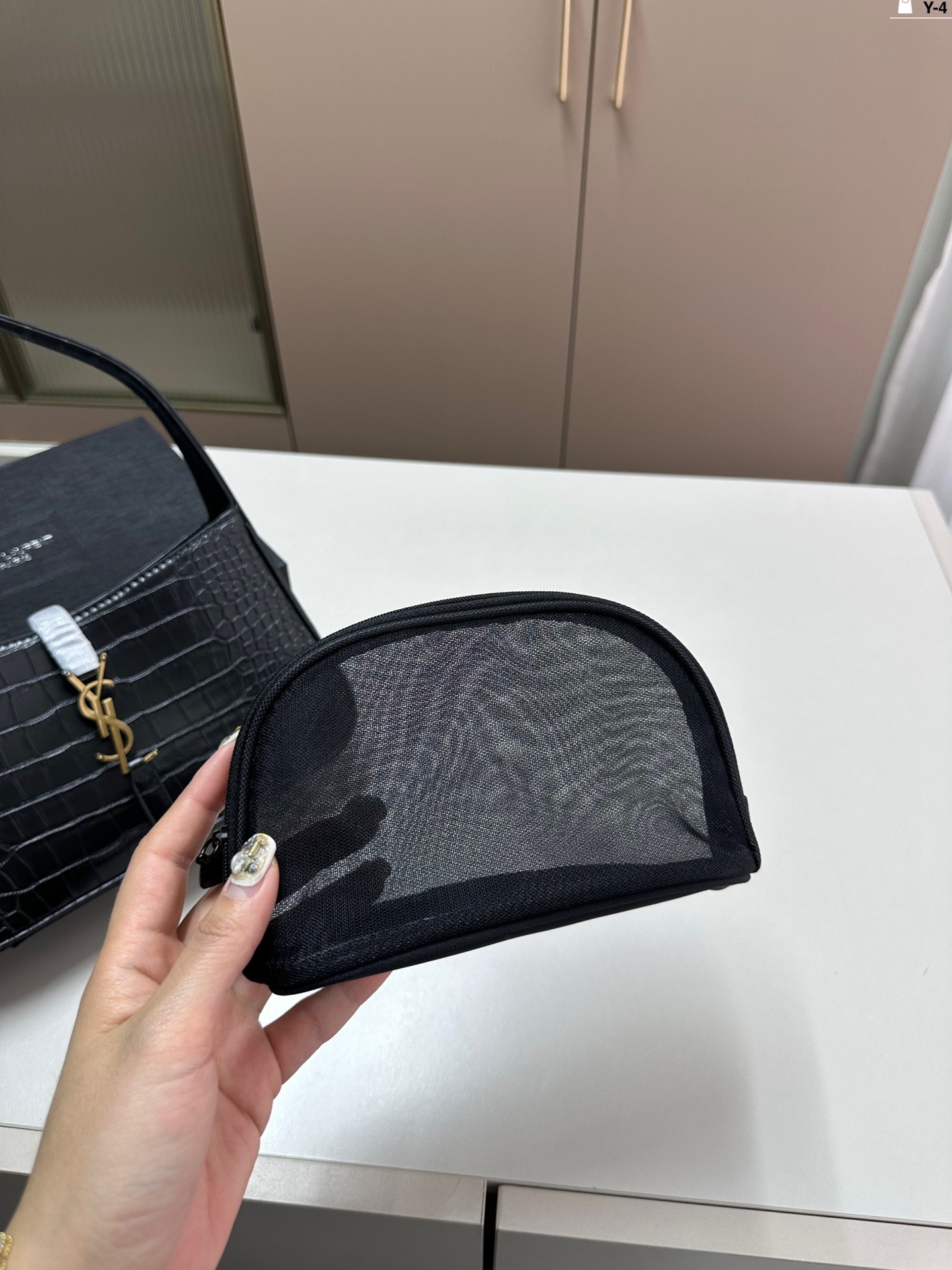 YSL underarm bag black