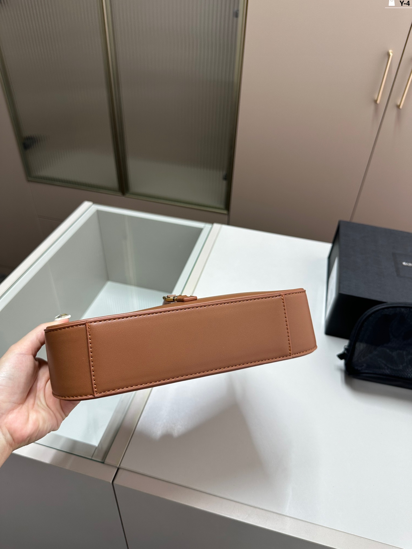 YSL underarm bag black