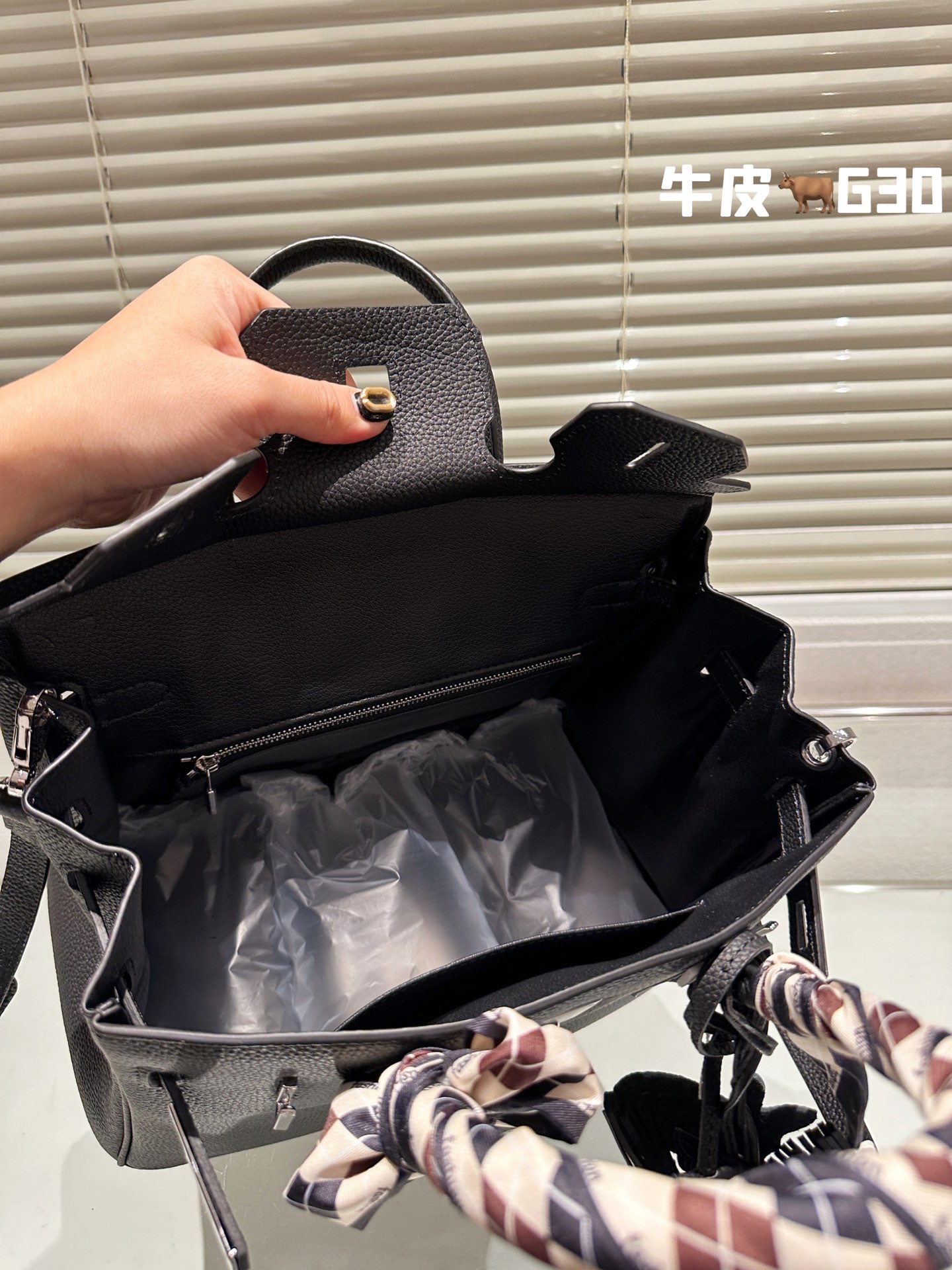 Hermès Brikin sliver black