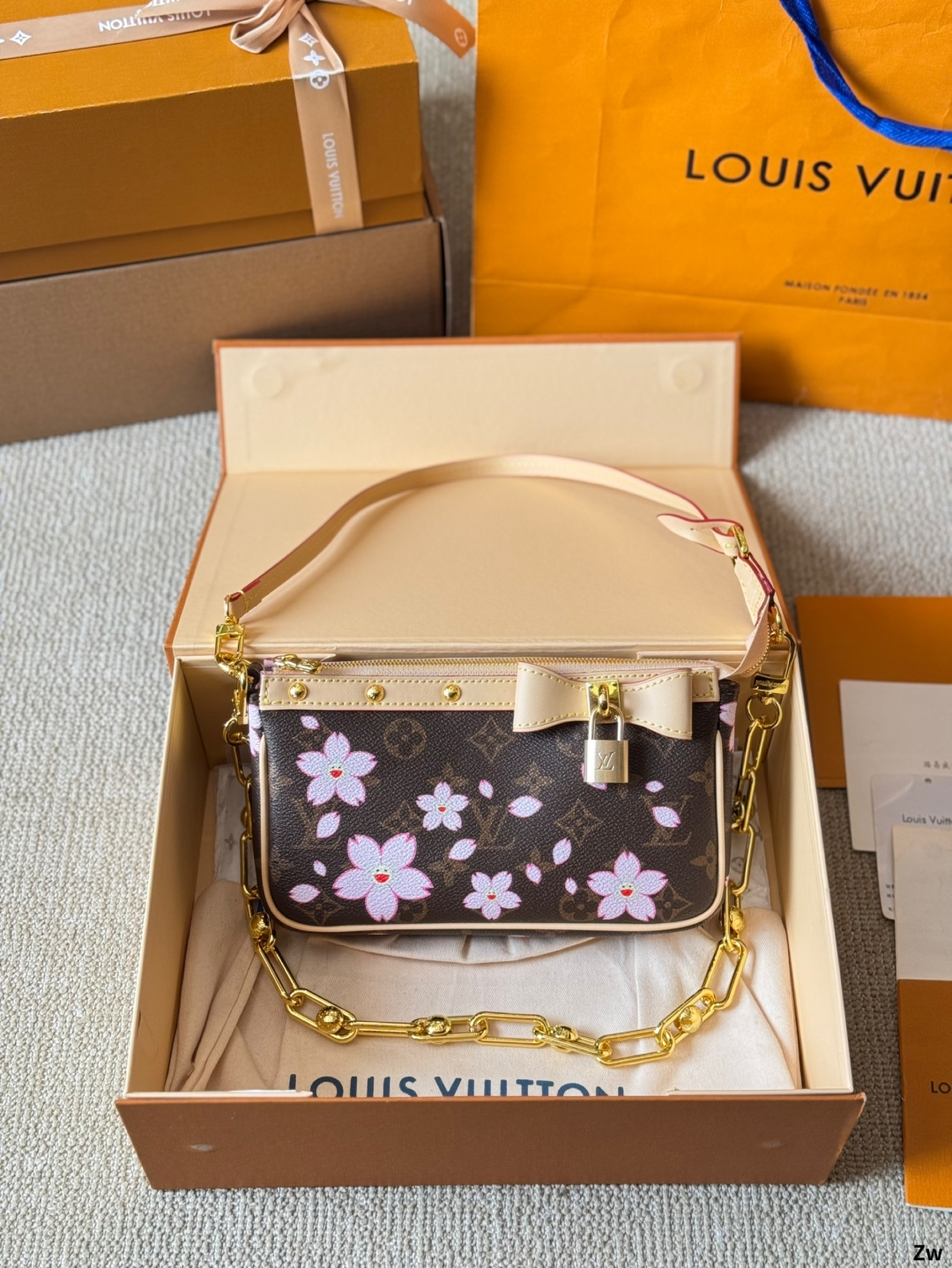 LV Mahjong Bag