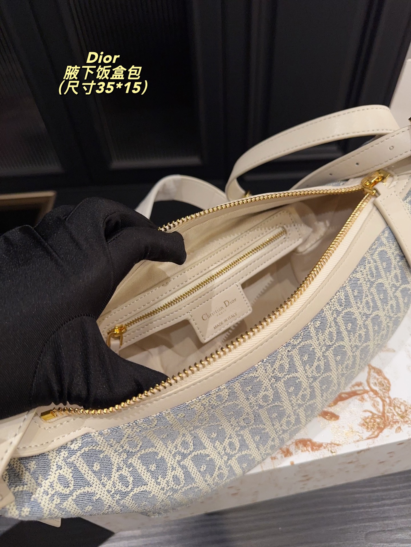 Dior Underarm Lunch Box Bag