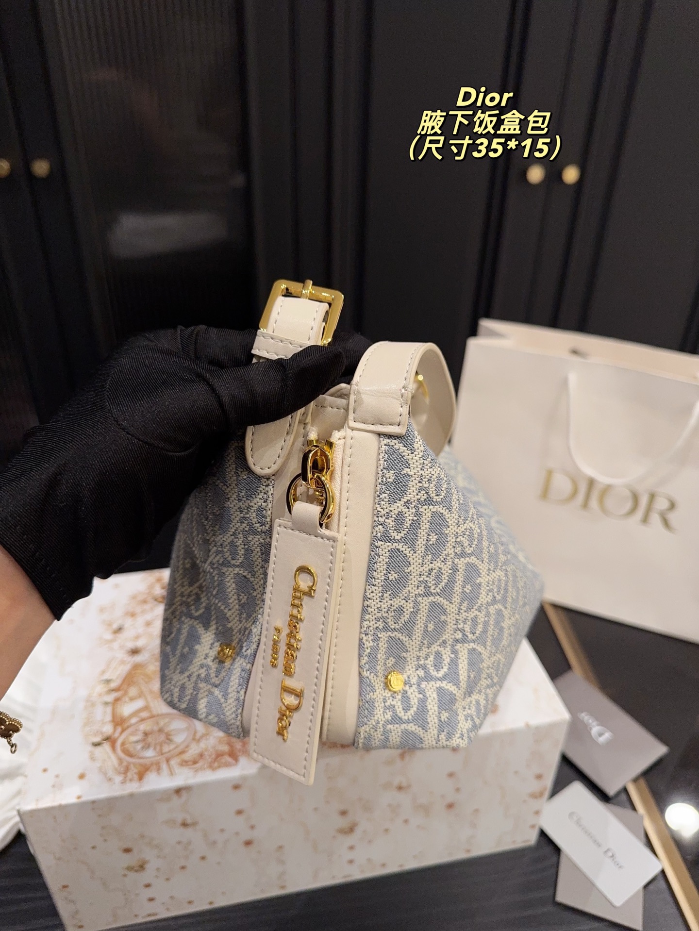 Dior Underarm Lunch Box Bag