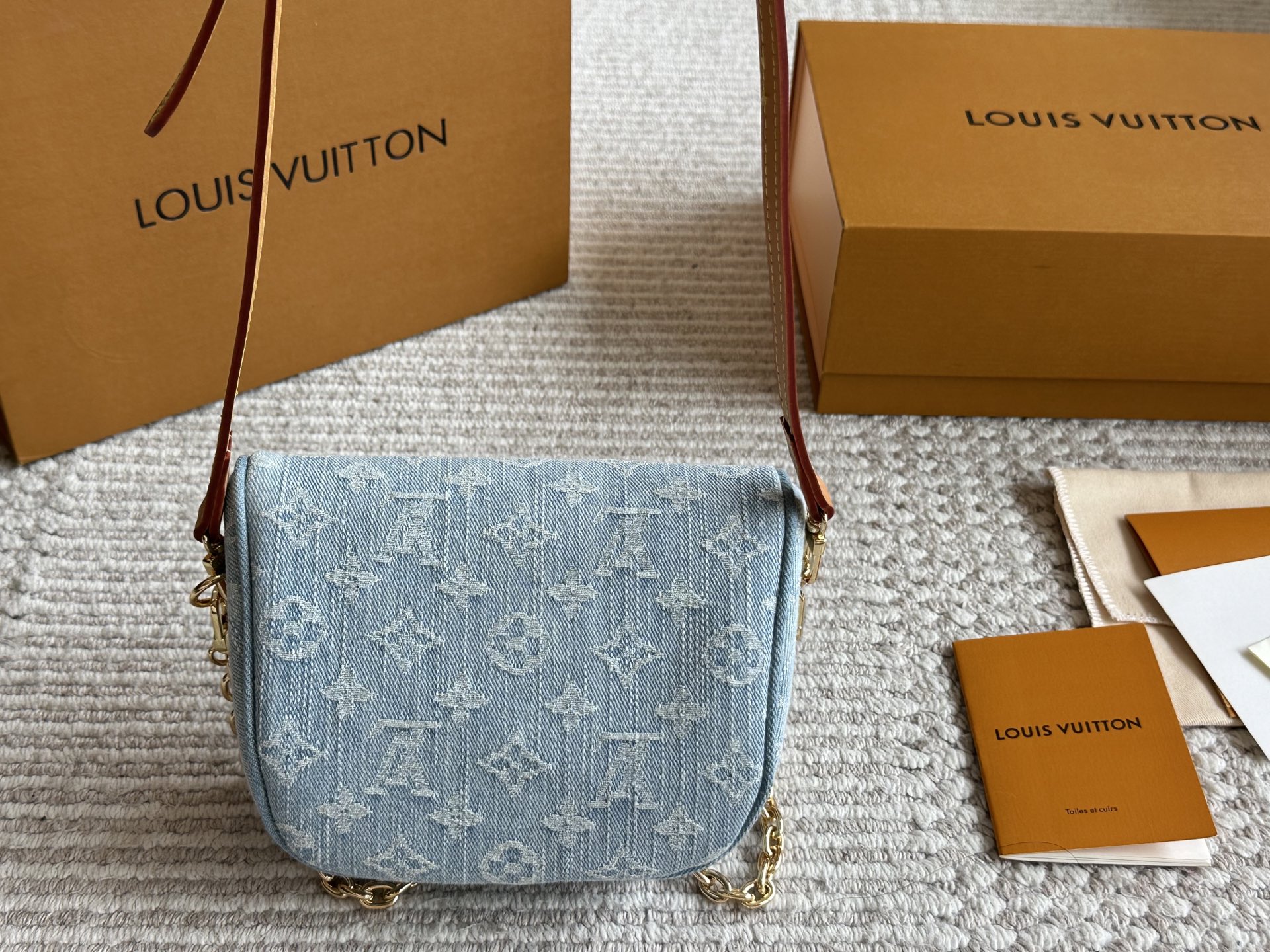 Denim Mini Waist Bag