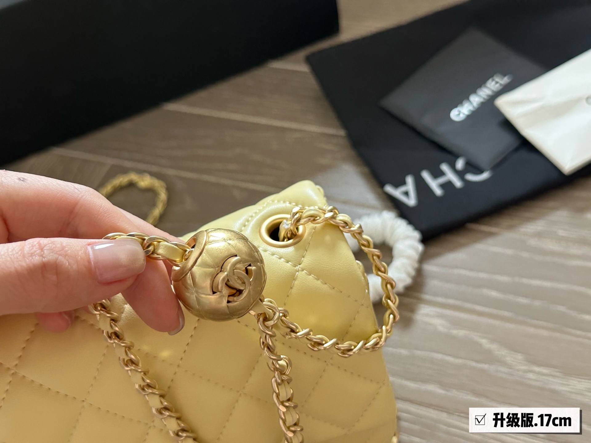 Chanel mini Golden Ball CF