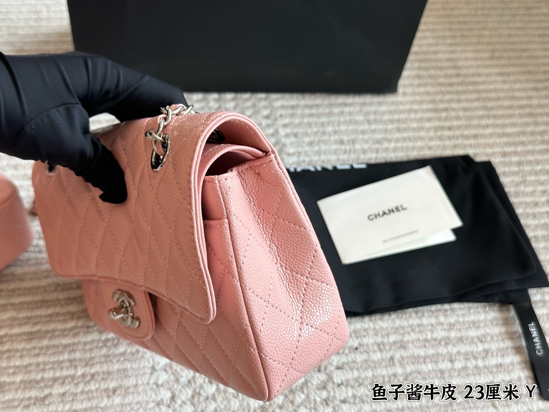 Chanel Classic Flap pink 23