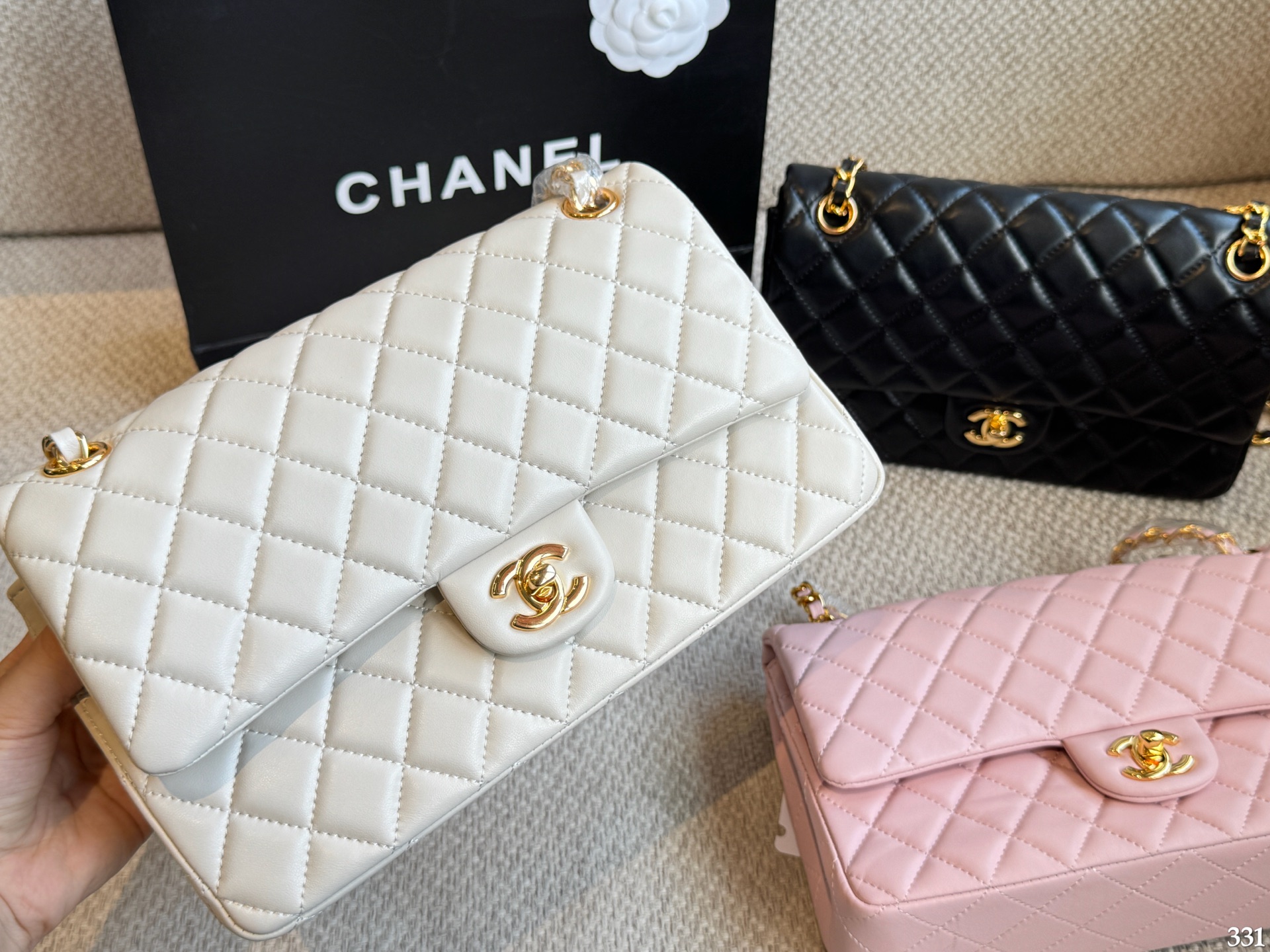 Chanel cf Sheepskin 25