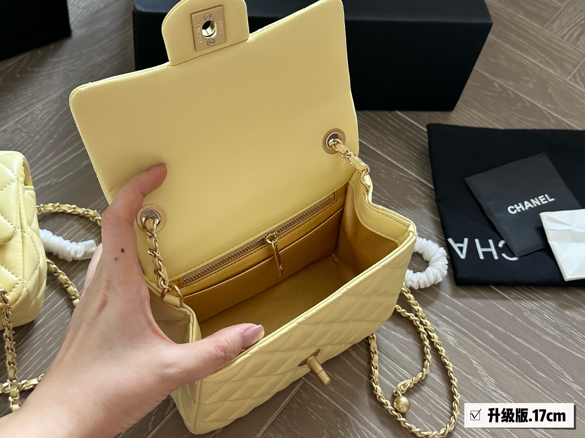 Chanel mini Golden Ball CF