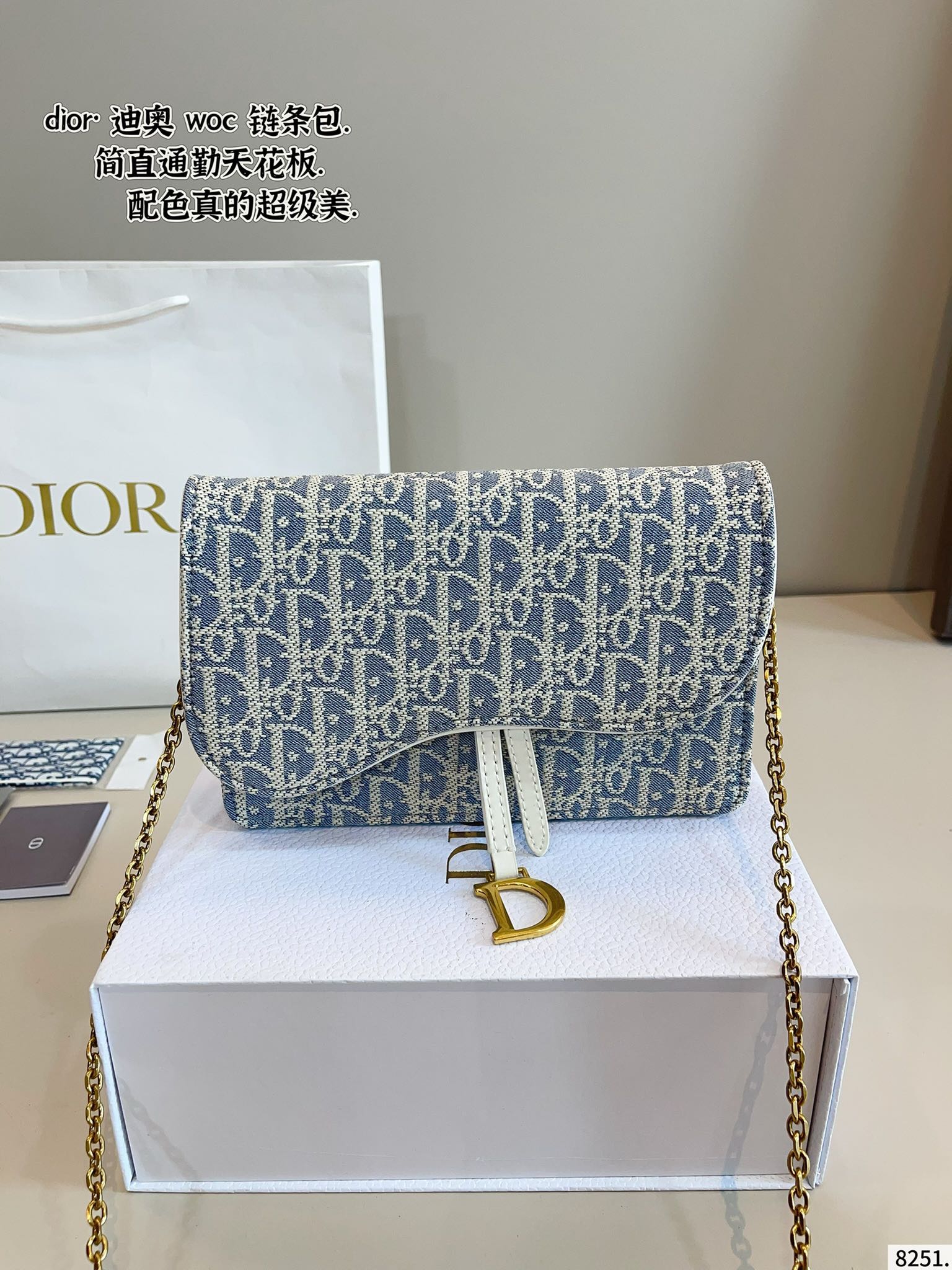 woc chain bag for DIOR
