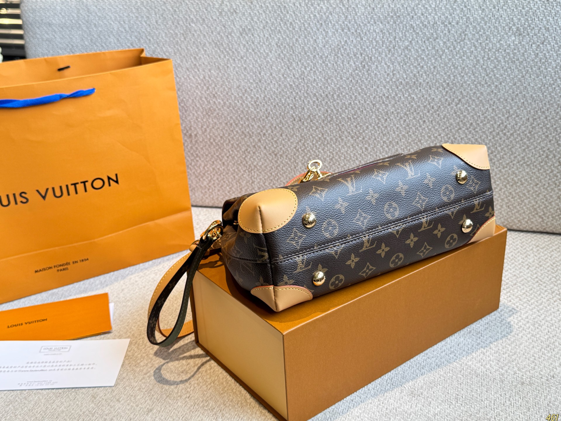 LV lock letter bag
