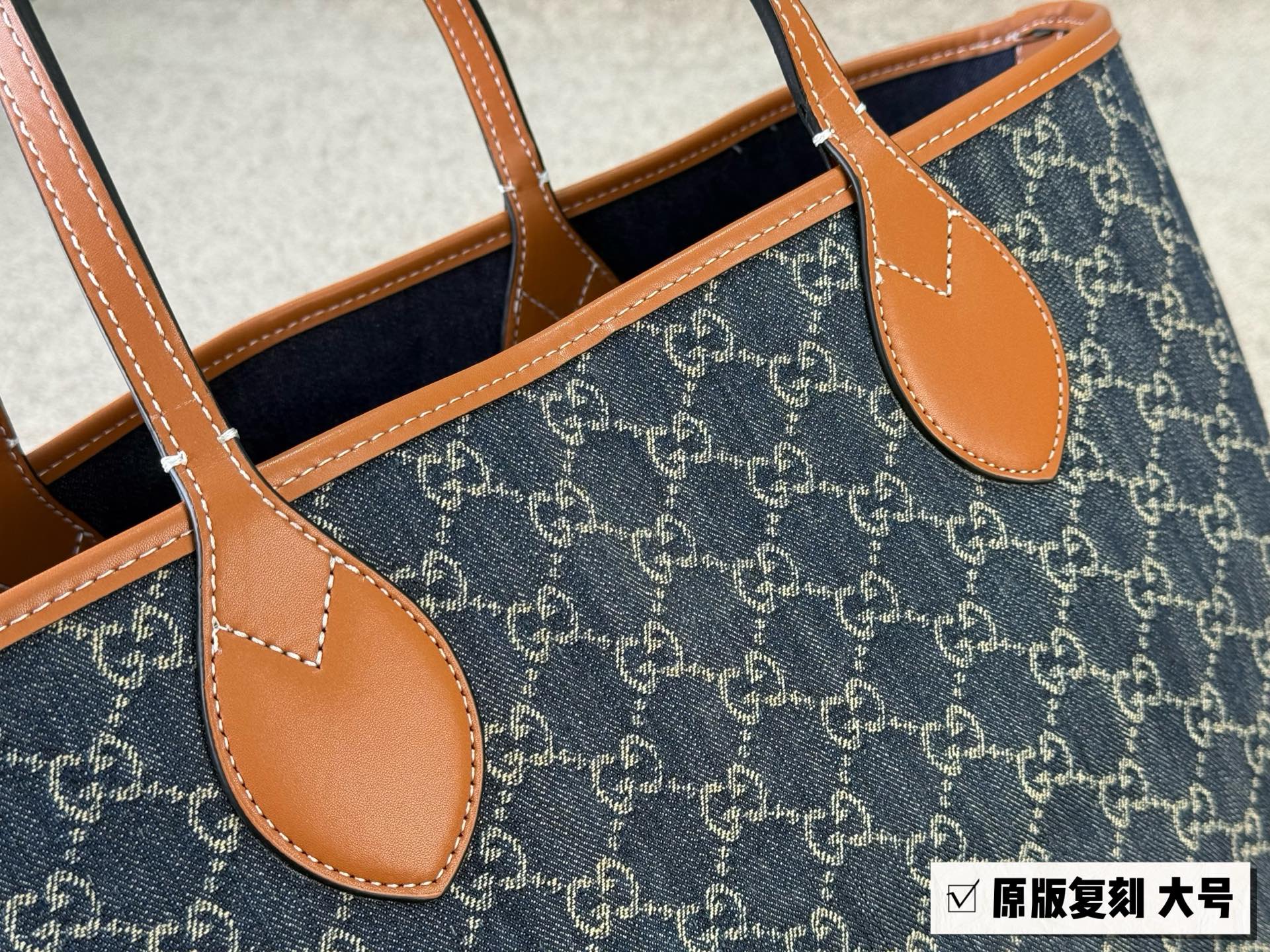 GG new double-sided shopping bag