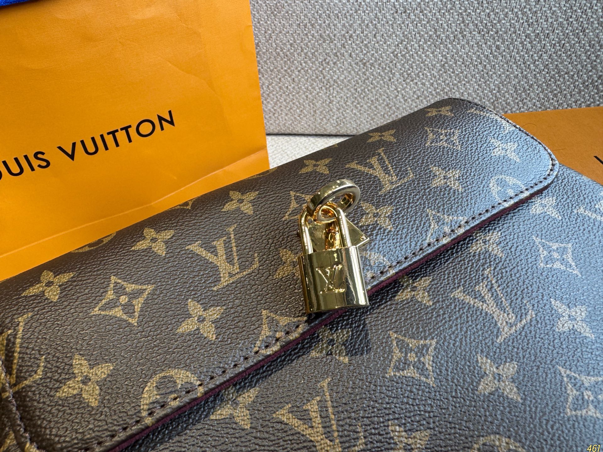 LV lock letter bag