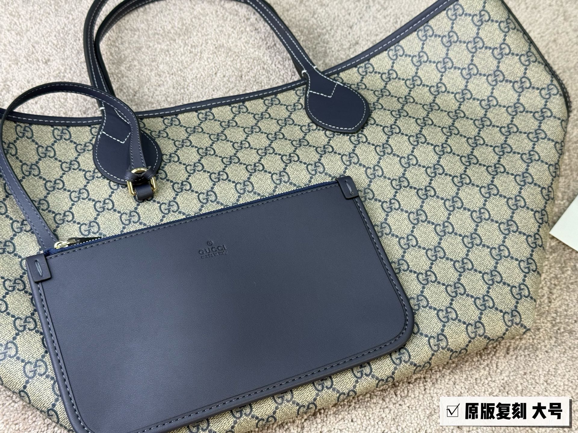 GG new double-sided shopping bag