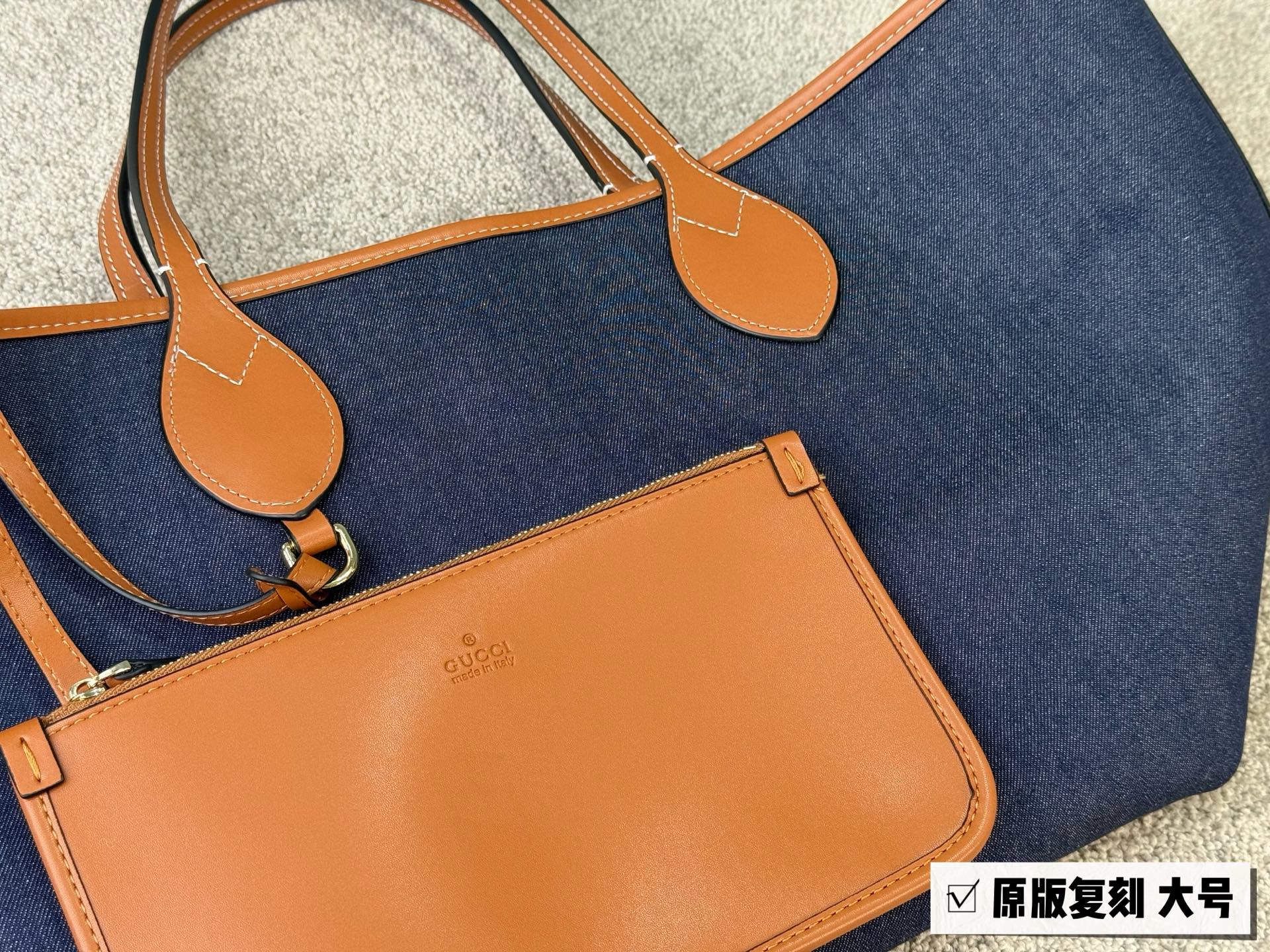 GG new double-sided shopping bag