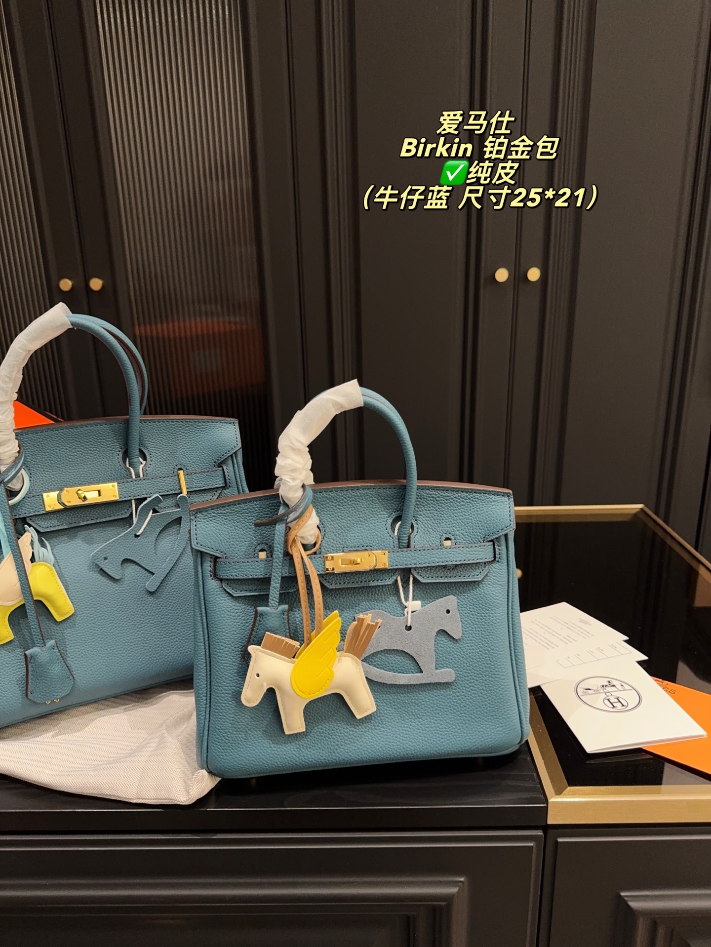Birkin 25 blue tc