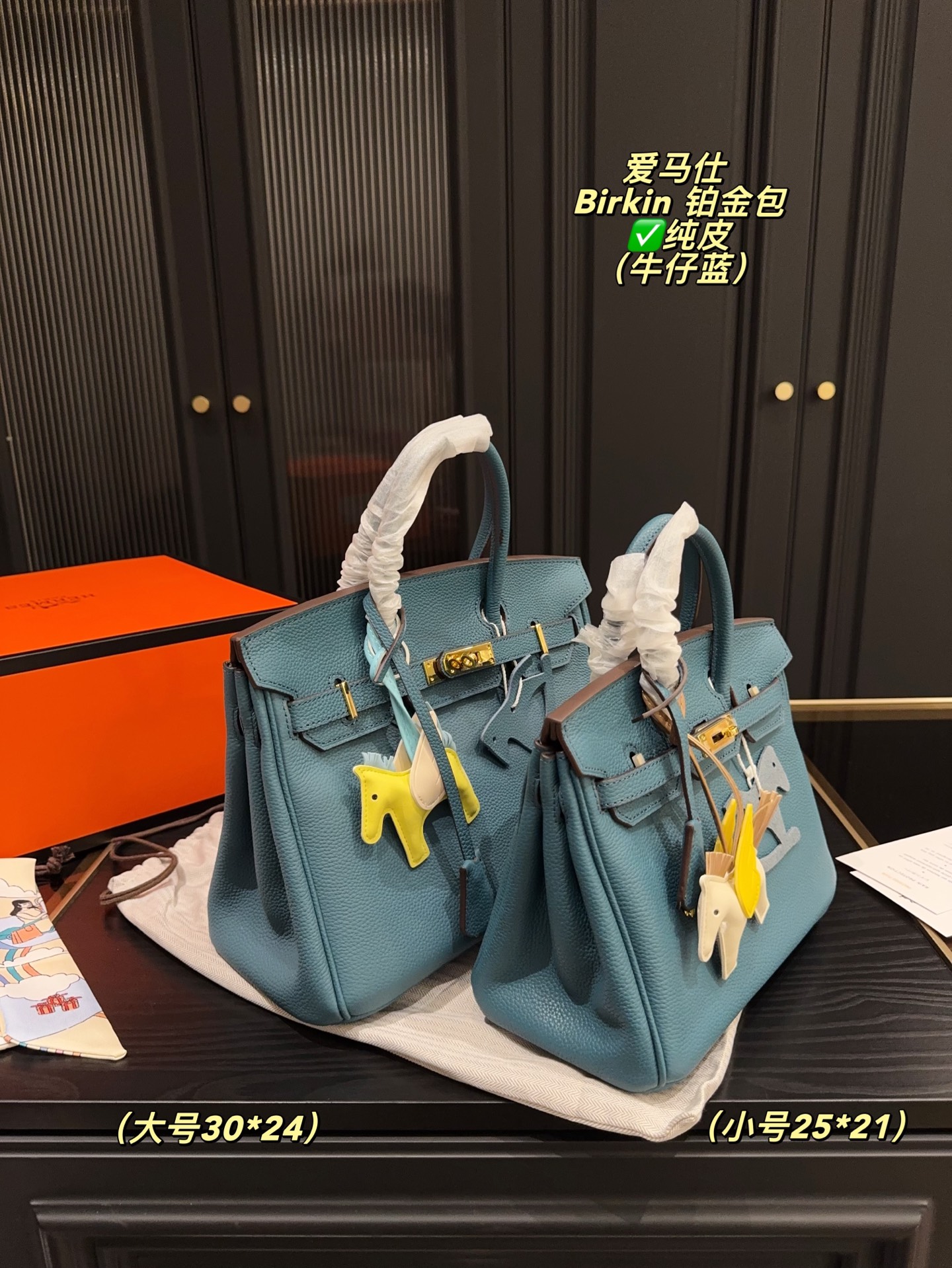Birkin 25 blue tc