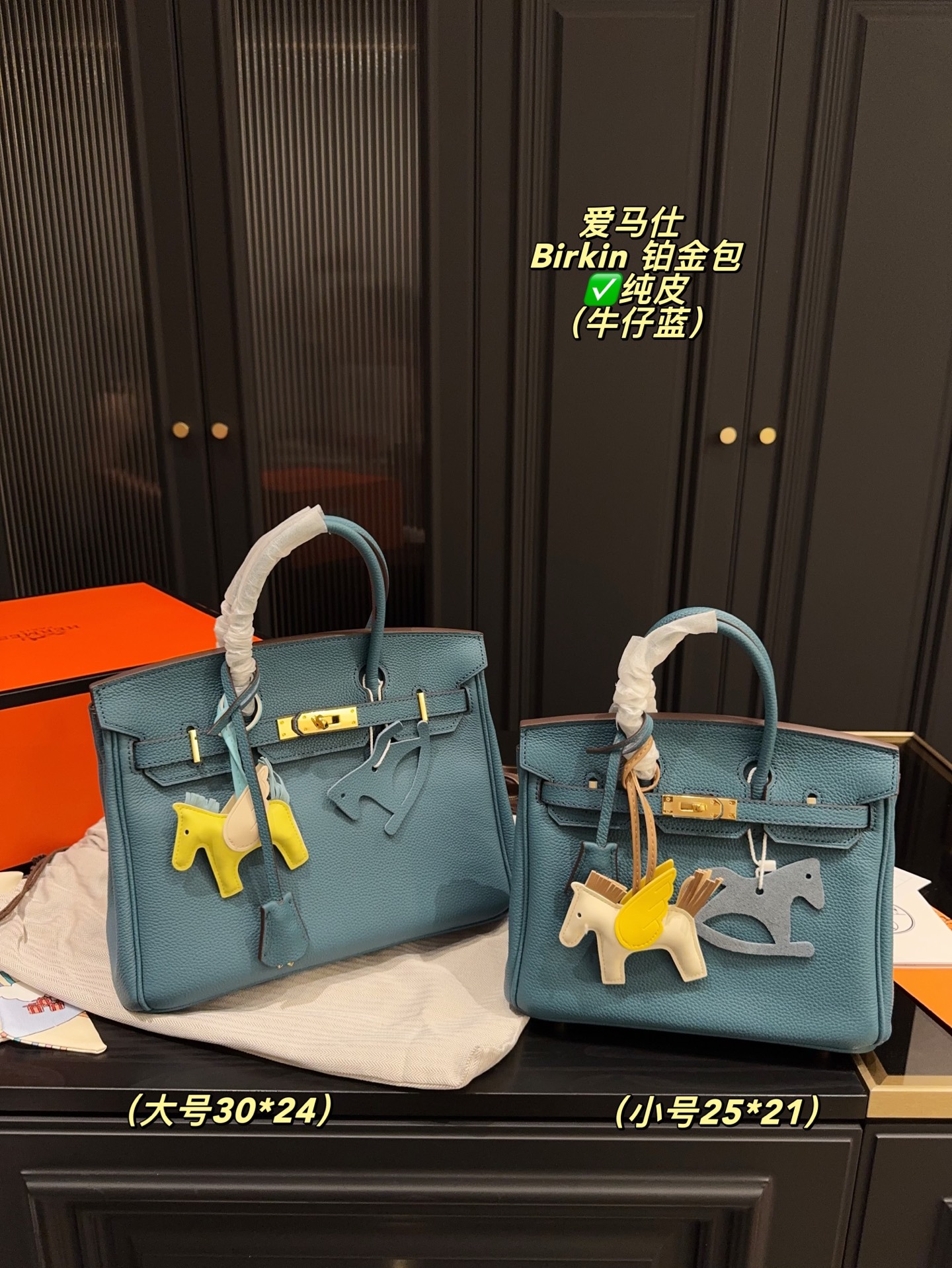 Birkin 25 blue tc