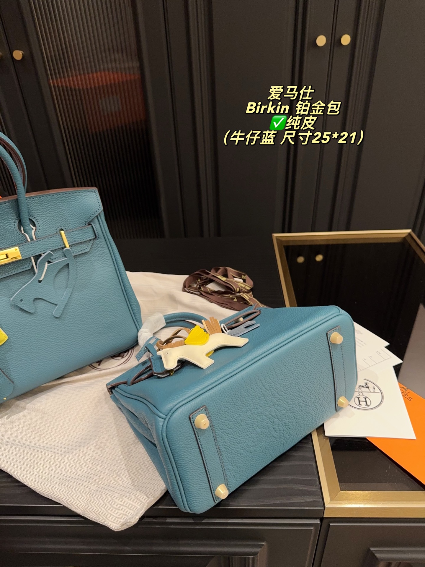 Birkin 25 blue tc