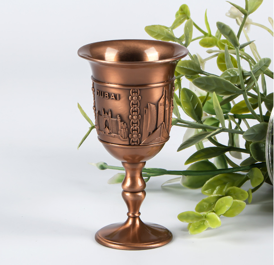 religious temple wine glass