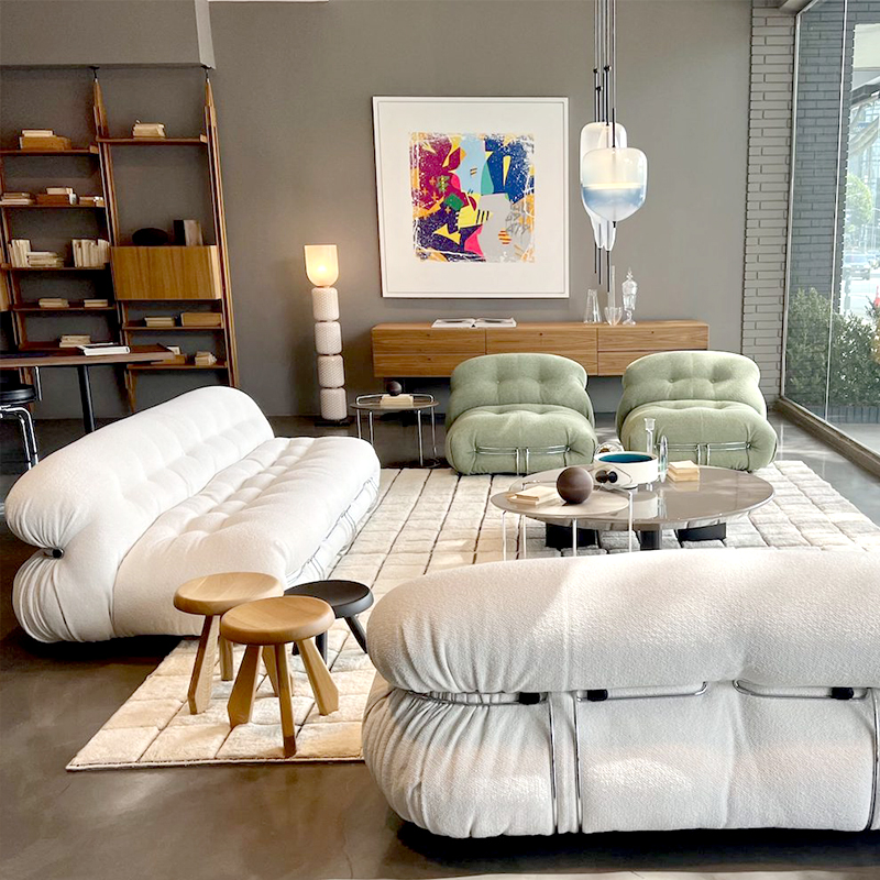 cassina Steel teeth sofa