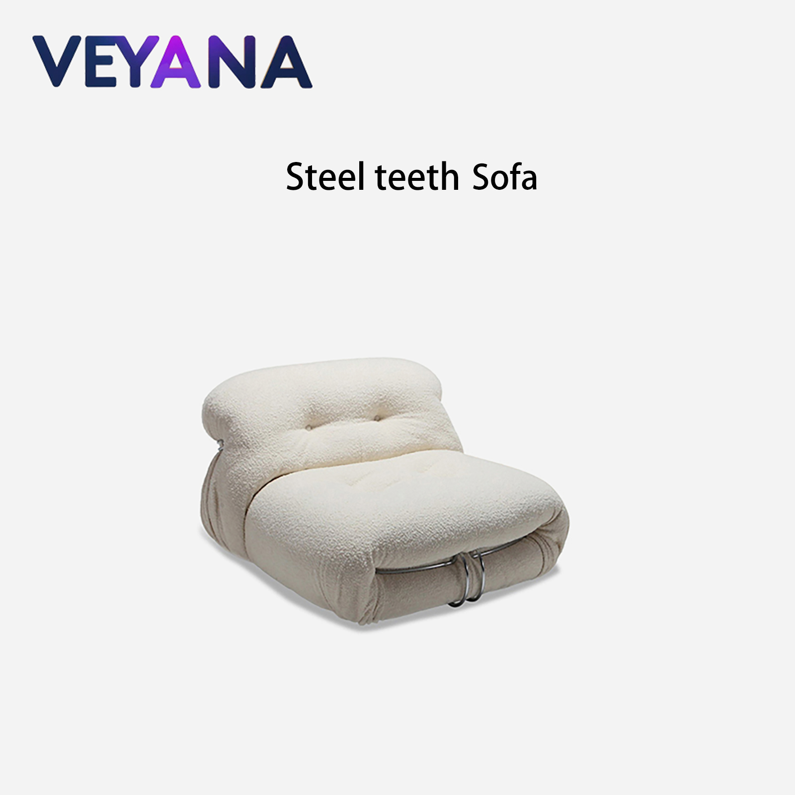 cassina Steel teeth sofa