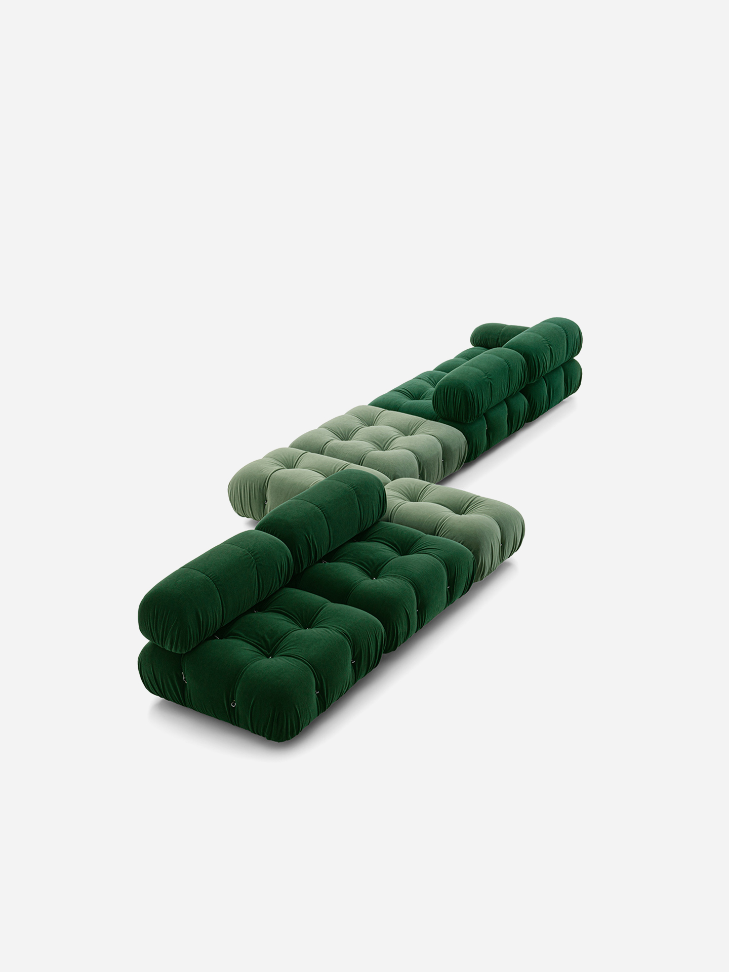 French retro style Mario sofa, modern minimalist living room sofa, tofu block module combination fabric couch.