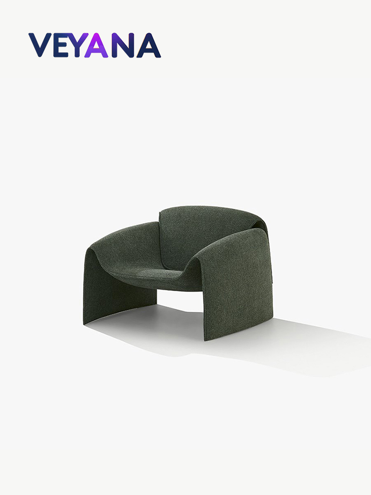 Italian minimalist style crab chair, single chair leisure chair, creative living room, bedroom, balcony, art reading couch chair.