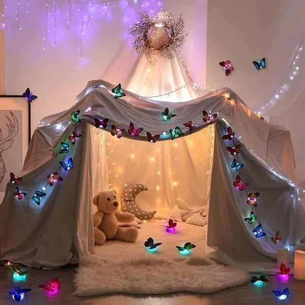(🎅EARLY CHRISTMAS SALE-49% OFF) 3D LED Butterfly Decoration Night Light (Buy 3 Get 2 Free)