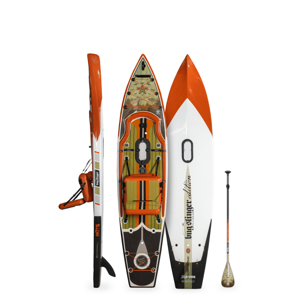 Rackham 12′ Bug Slinger® Backwater Paddle Board SUP Package