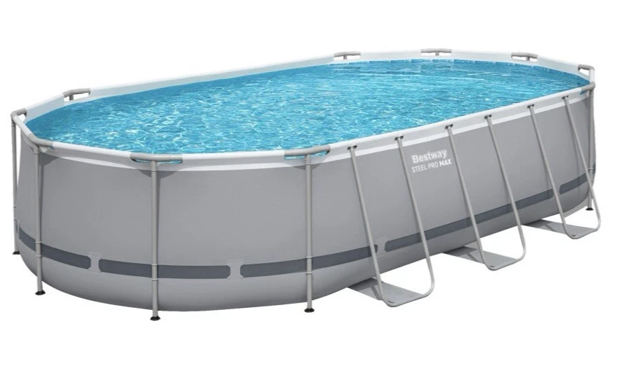 20ft x 12ft x 48 inch Swimming Pool Set with Pump and Maintenance Kit