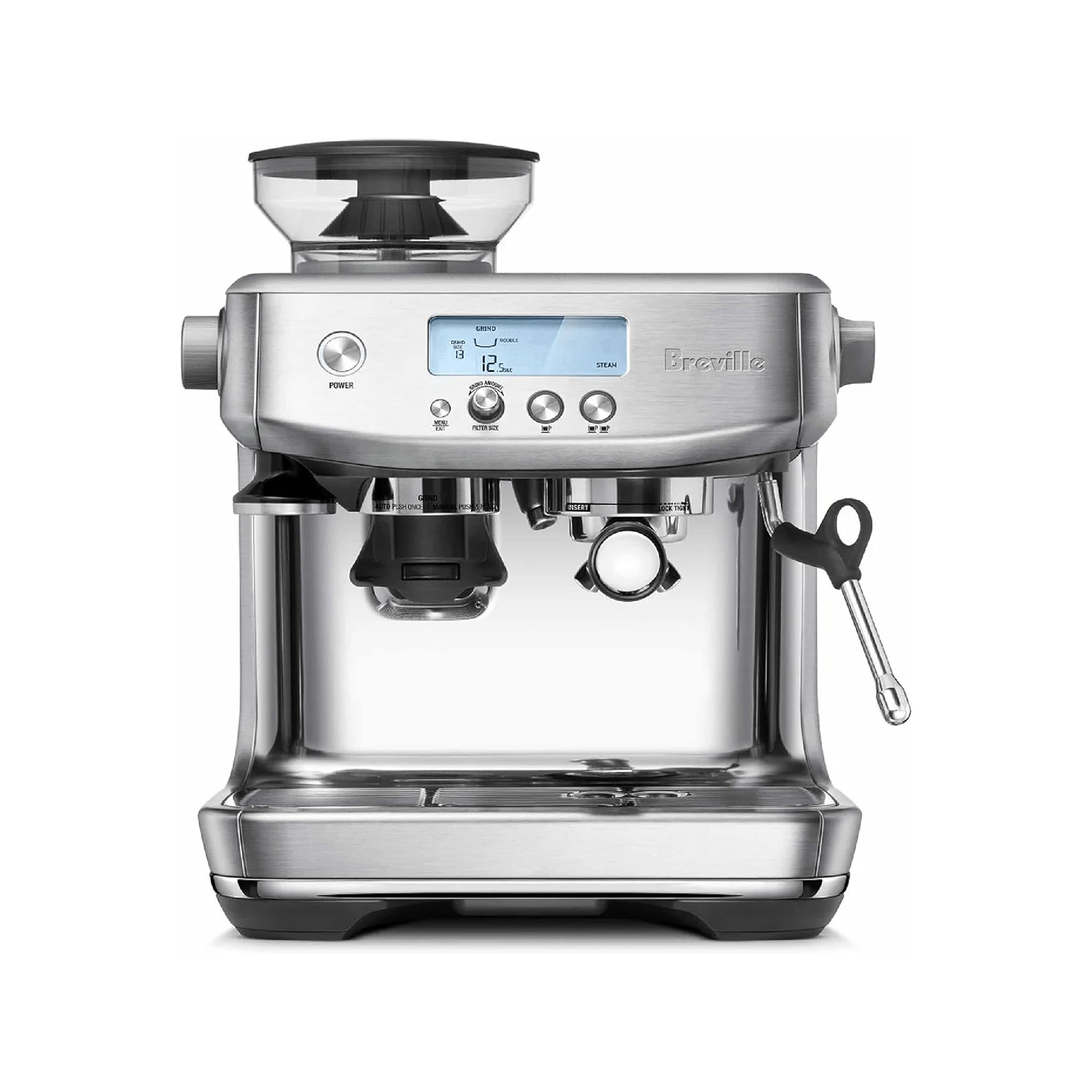 Breville Barista Pro Espresso Machine BES878BSS, Brushed Stainless Steel