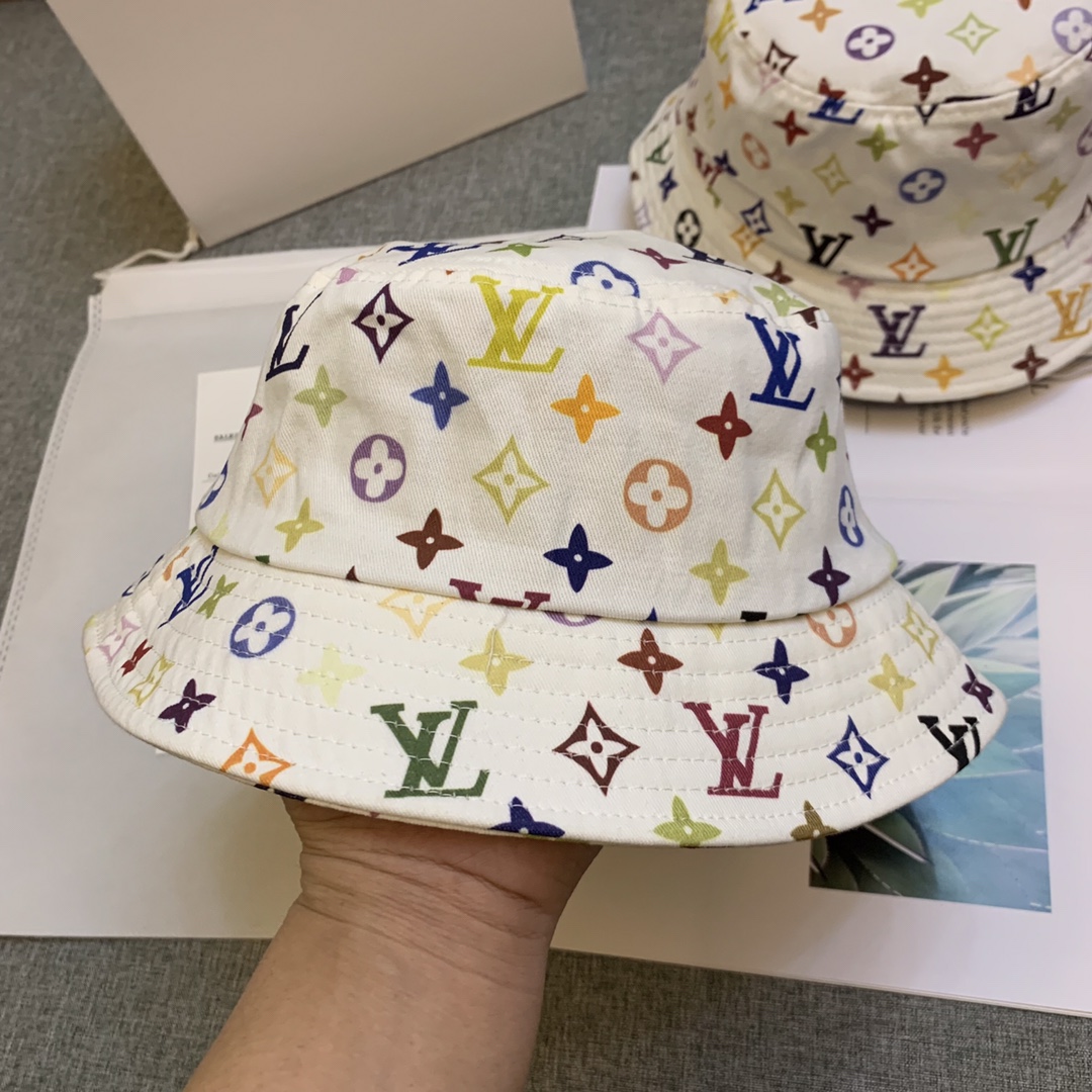 LV New Jacquard Fashion Bucket Hat V1607