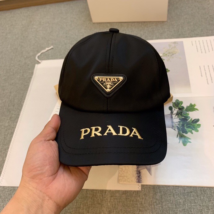 PRA New Nylon Satin Metal Logo Baseball Cap V1609