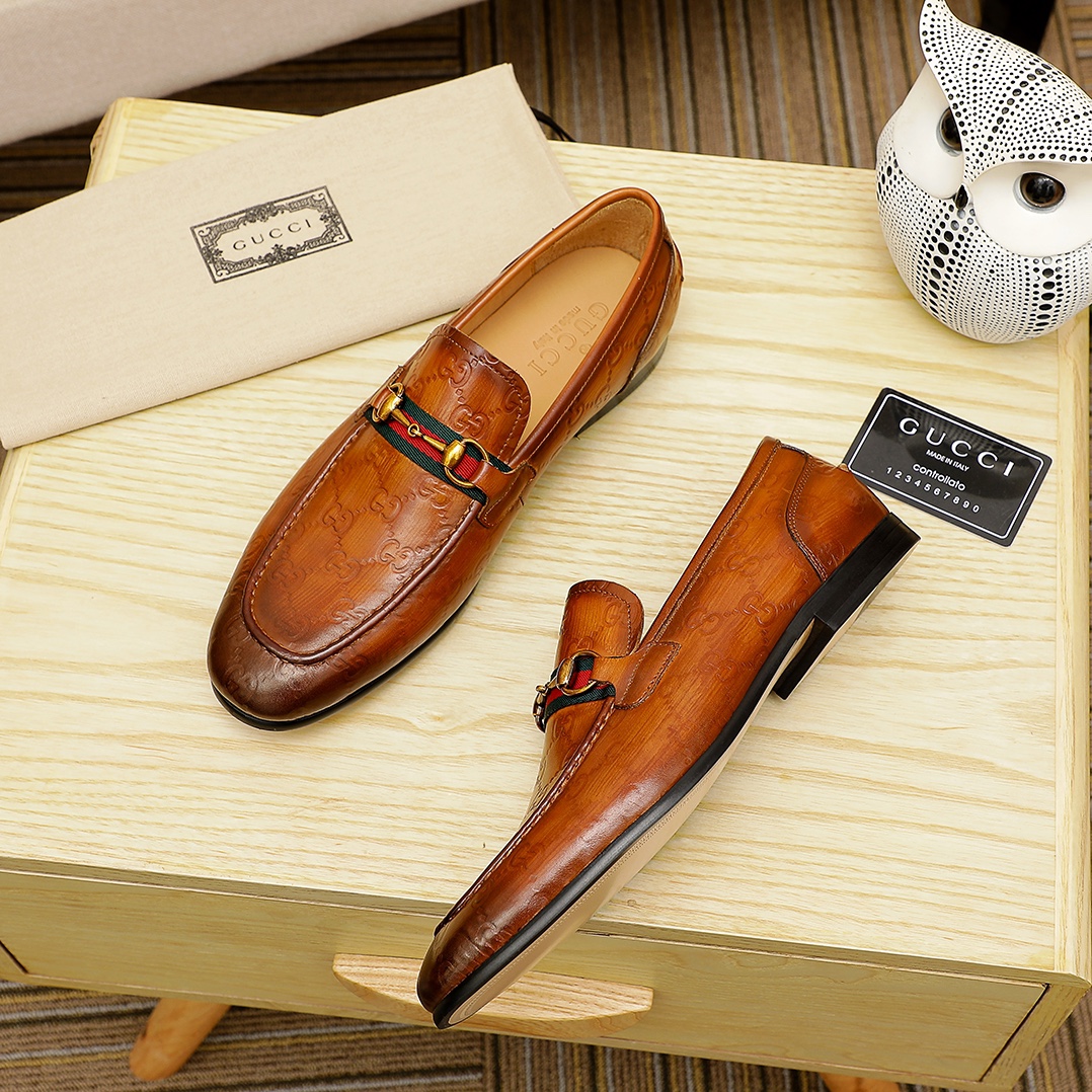 GG Men's Casual Leather Shoes V1721