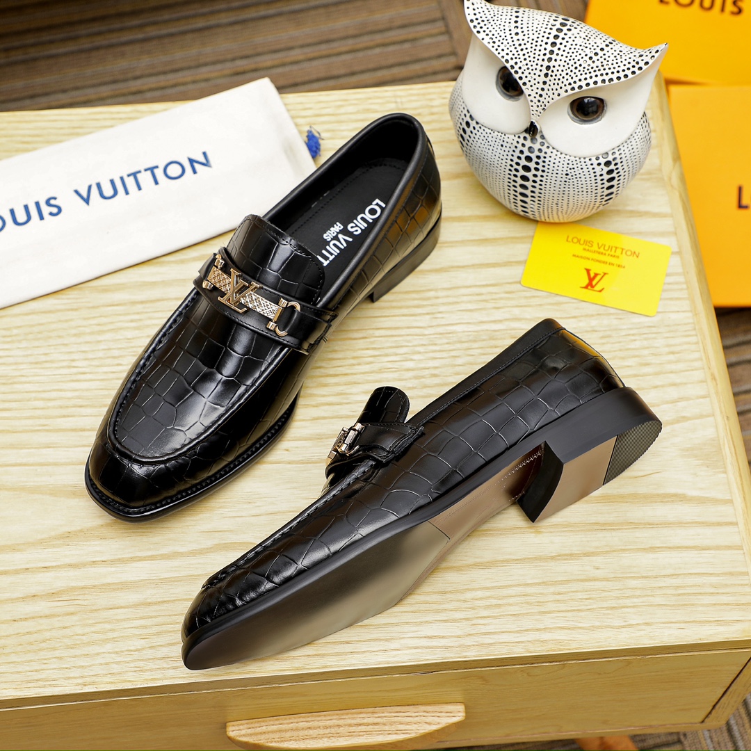 LV Classic Business Leather Shoes V1806