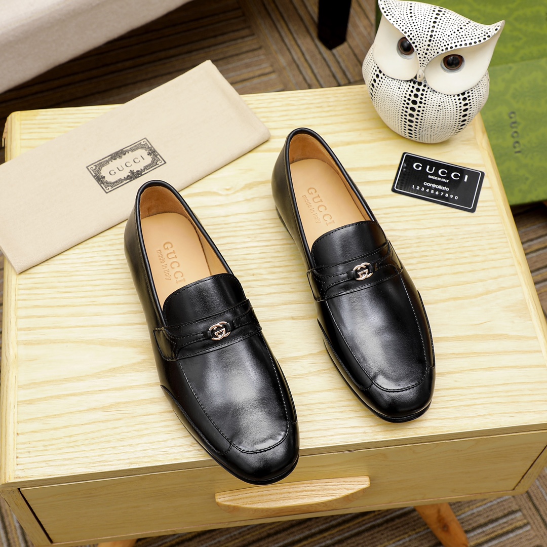 GG Men's Business Leather Shoes V1722