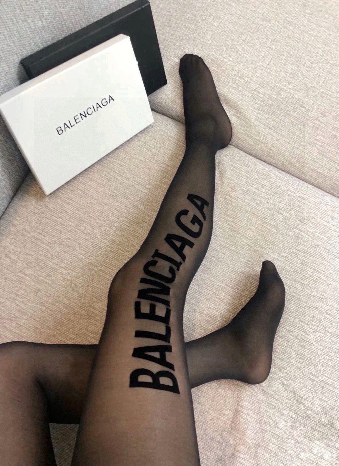 BLCG Fashion big logo one-piece stockings V3108