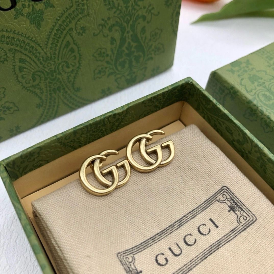 GG classic logo fashion versatile earrings P3215